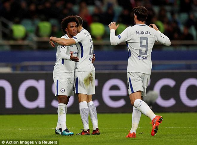 Qarabag - Chelsea: 2 quả phạt đền và cú đúp siêu phẩm Qarabag - Chelsea: 2 quả phạt đền và cú đúp siêu phẩm