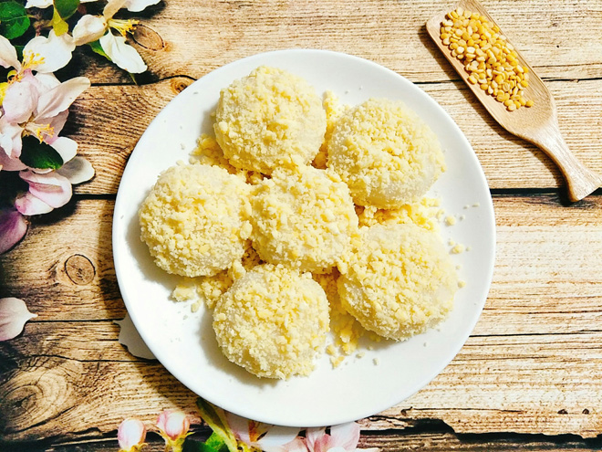 Tuyệt chiêu làm bánh dầy đậu xanh dẻo mềm, trắng ngần cho bữa sáng - 12