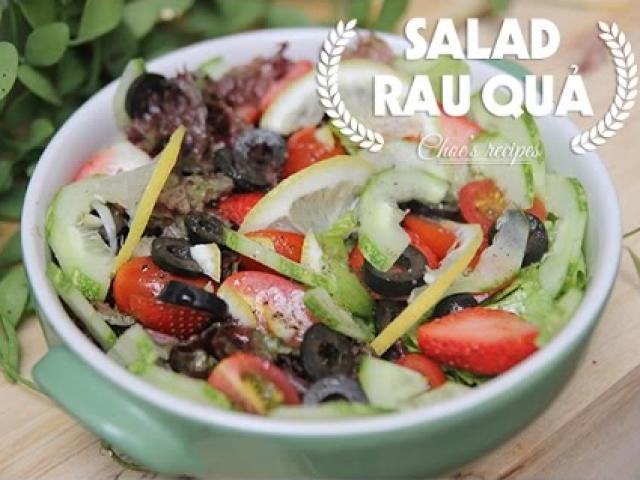 Cách làm salad rau xanh ăn &#34;thả ga&#34; mà không béo