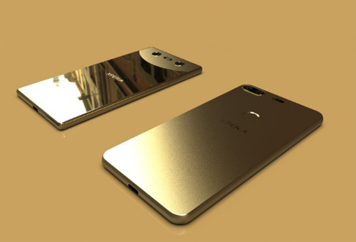 Điện thoại Sony Xperia 2018 sẽ có thiết kế sang trọng như thế này