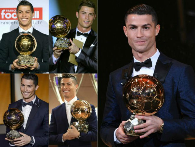 Ronaldo 5 bóng Vàng, tuyên bố vô đối: Tự kiêu hay sự thật hiển nhiên Ronaldo 5 bóng Vàng, tuyên bố vô đối: Tự kiêu hay sự thật hiển nhiên