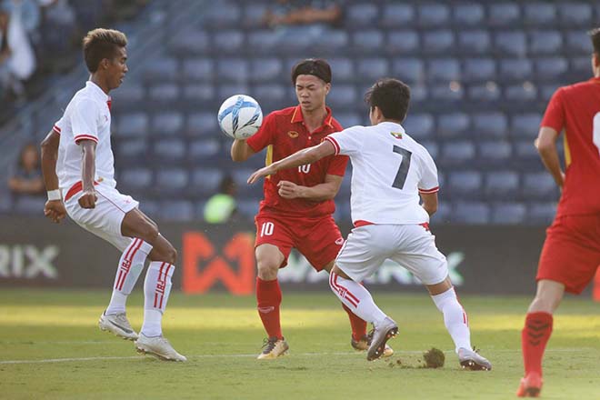 U23 Việt Nam - U23 Myanmar: Siêu phẩm mãn nhãn, bùng nổ cầu trường - 1