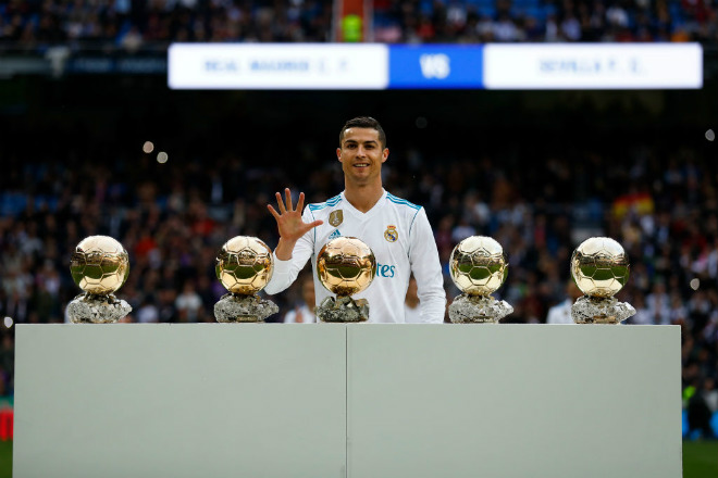 Ronaldo 5 Quả bóng vàng tự kiêu "nhất thiên hạ": Bị ghét hơn Messi Ronaldo 5 Quả bóng vàng tự kiêu "nhất thiên hạ": Bị ghét hơn Messi