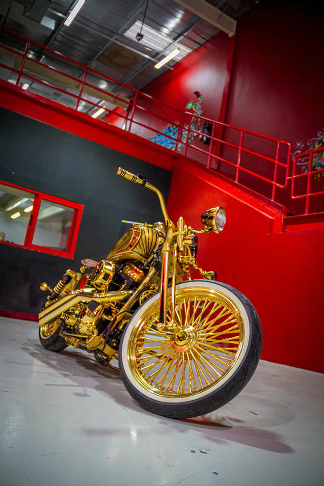 Ngắm “núi vàng di động” Harley Davidson Custom - 3