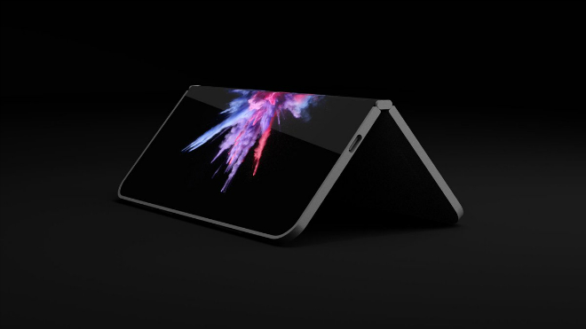 NÓNG: Xuất hiện điện thoại màn hình gấp như laptop