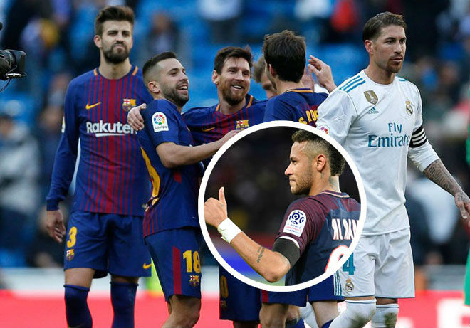 Real thua thảm Barca: Nỗi lo Neymar "chạy mất dép", siêu sao quay lưng Real thua thảm Barca: Nỗi lo Neymar "chạy mất dép", siêu sao quay lưng