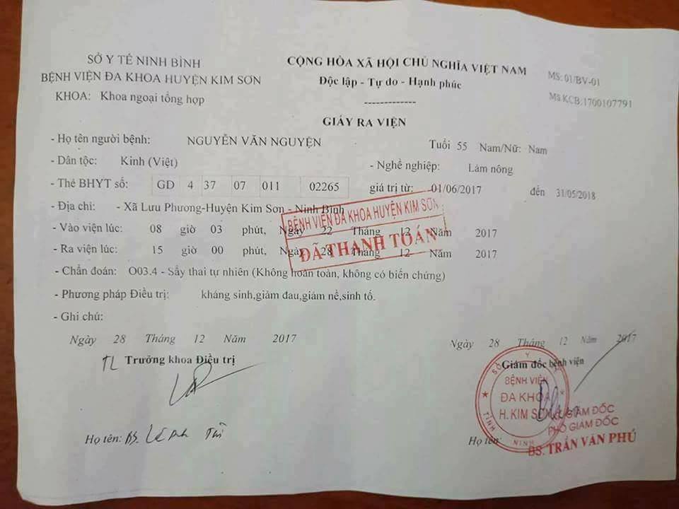 Nóng 24h qua: Người đàn ông bất ngờ "sảy thai tự nhiên" khi đi khám ổ bụng Nóng 24h qua: Người đàn ông bất ngờ "sảy thai tự nhiên" khi đi khám ổ bụng