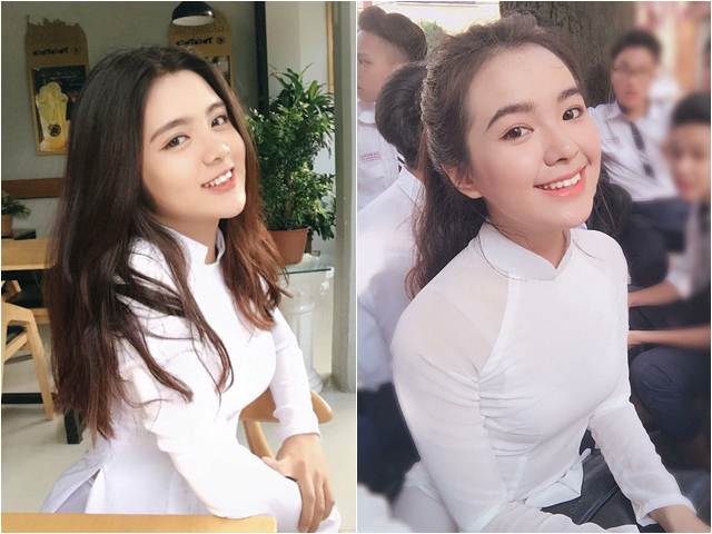 Những thiếu nữ Việt xinh đẹp, nổi tiếng sau 1 đêm nhờ mặc áo dài trắng