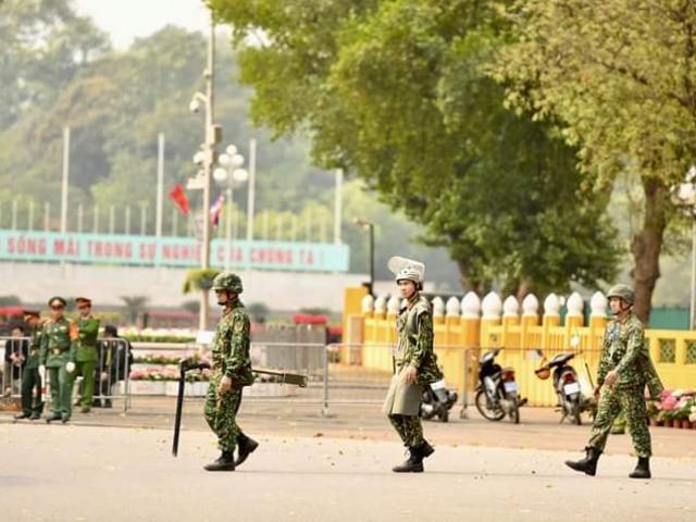 An ninh thắt chặt trong ngày Chủ tịch Triều Tiên thăm chính thức Việt Nam