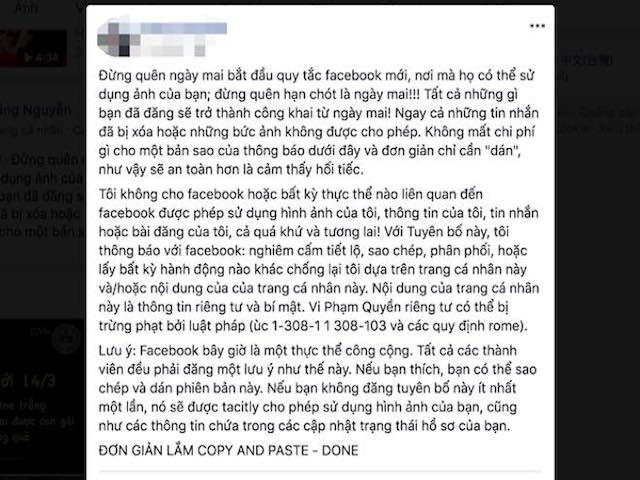 Trò lừa “công khai ảnh riêng tư” trên Facebook gây nhiễu loạn cộng đồng mạng Trò lừa “công khai ảnh riêng tư” trên Facebook gây nhiễu loạn cộng đồng mạng