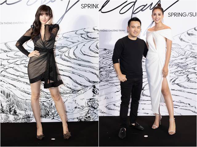 Tiểu Vy diện đầm xẻ cao, Hari Won mặc váy gây hiểu lầm tại thảm đỏ thời trang