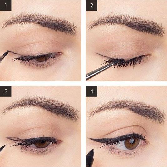 4 bước vẽ eyeliner cực chuẩn và sắc.