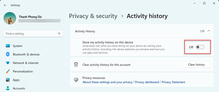 Để không bị theo dõi trên Windows 11, hãy làm những việc này - 2