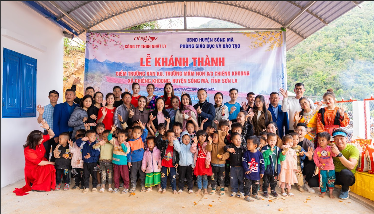Nhất Ly thực hiện dự án xây trường tại tỉnh Sơn La