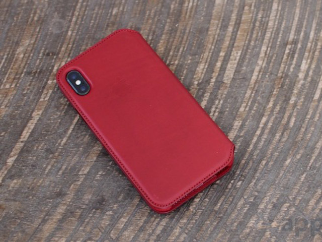 Không có iPhone X RED, mua ngay bao da đỏ Folio siêu đẹp này cho iPhone X Không có iPhone X RED, mua ngay bao da đỏ Folio siêu đẹp này cho iPhone X