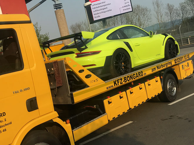Porsche GT2 RS gặp tai nạn tại "Địa Ngục Xanh" Nurburgring - 5