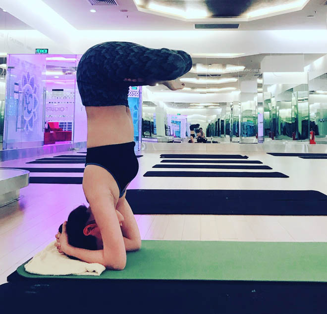 Á hậu một con đẹp nhất VTV giảm 13kg nhờ yoga và rau súp lơ - 4