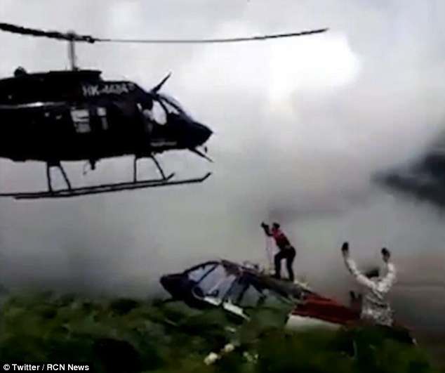 Colombia: Cánh trực thăng cứu hộ chém khiến người giải cứu chết thảm - 1