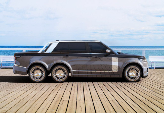 SUV siêu sang Range Rover hoá thân thành &#34;bán tải sáu bánh&#34; - 2