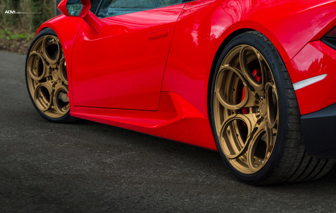 Lamborghini Huracan nổi bật với lớp sơn Rosso Mars và bộ mâm hàng hiệu ADV.1 - 5