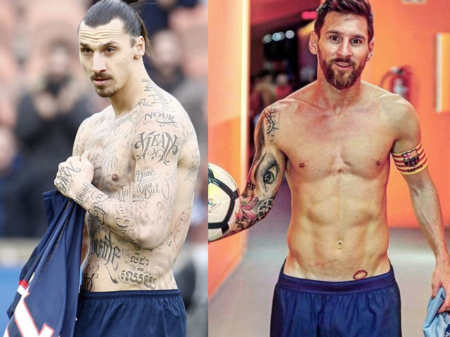 Zlatan Ibrahimovic, Messi, Ramos &#34;nghiện&#34; xăm nhất làng bóng?