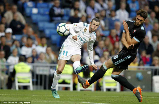 Bale có cú đúp đáng nhớ vào lưới Celta Vigo giúp Real thắng đậm vòng áp chót La Liga