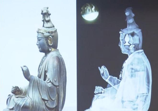 Nhật Bản: Khám phá tượng Phật cổ 700 tuổi, phát hiện kho tàng vô giá - 1
