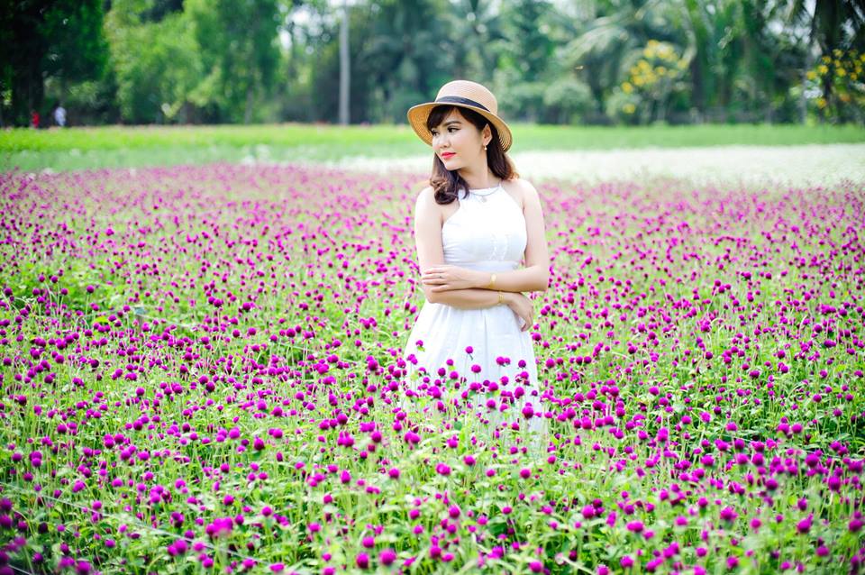 &#39;Phát cuồng&#39; với cánh đồng hoa đẹp như cõi mơ ở Tiền Giang - 2