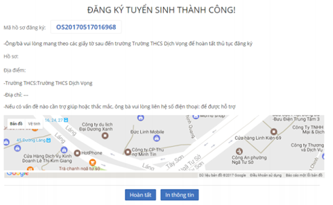 Hướng dẫn cách đăng ký thử nghiệm tuyển sinh trực tuyến vào lớp 6 tại Hà Nội - 5