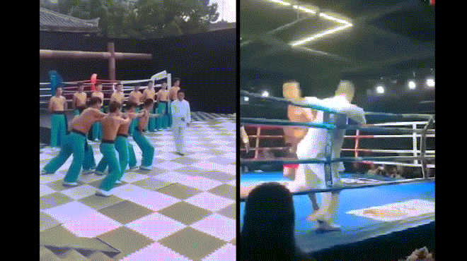 Cao thủ "võ điện giật" Chu Xuân Bình bị võ sỹ MMA 1 đấm đã ngất - 1