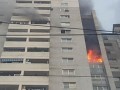 Cháy chung cư 23 tầng ở Hà Nội, hàng trăm người hoảng loạn tháo chạy Cháy chung cư 23 tầng ở Hà Nội, hàng trăm người hoảng loạn tháo chạy