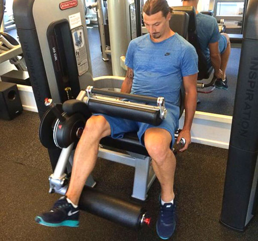 Ibrahimovic, Bale ở nhà xem World Cup nhưng vẫn tích cực tập gym, luyện cơ - 3
