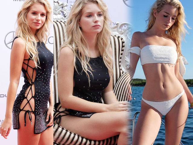 Em gái mới lớn của Kate Moss mặc xẻ tứ bể, quá sexy khi ngồi