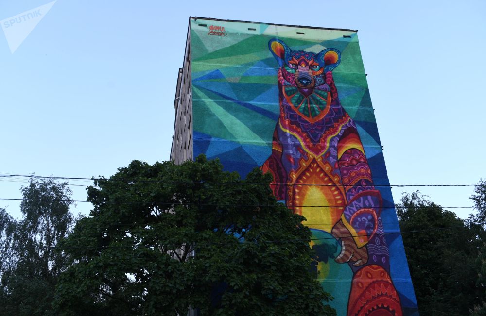 Chùm ảnh graffiti độc đáo ở Moskva lần đầu đăng cai World Cup 2018 - 3