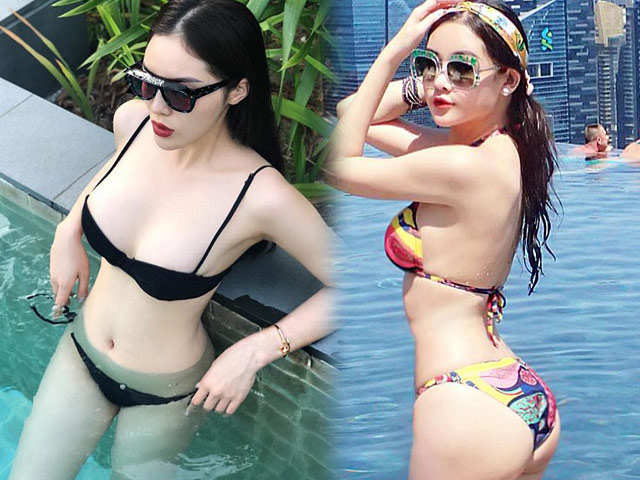 Kỳ Duyên, Ngân Anh mặc áo tắm nhỏ xíu tiết lộ số đo thần Vệ Nữ