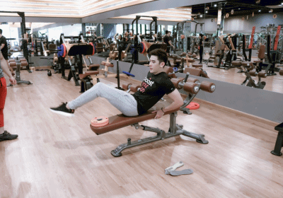 Má»t thÃ¡ng &#34;Än ngá»§&#34; trong phÃ²ng gym Äá» cÃ³ thÃ¢n hÃ¬nh nam vÆ°Æ¡ng nhÆ° Minh Trung - 19