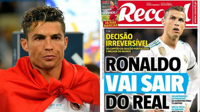 Nhật báo Record (Bồ Đào Nha) đưa ra những thông tin xác đáng khẳng định quan điểm Ronaldo chắc chắn sẽ chia tay Real Madrid
