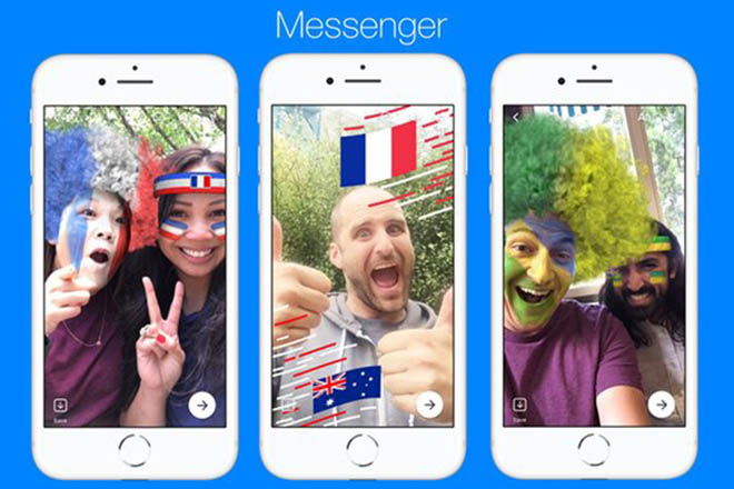 Facebook Messenger cũng ăn theo mùa World Cup.