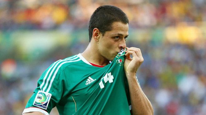 "Đậu nhỏ Chicharito” sẽ dẫn dắt lối chơi của Mexico. "Đậu nhỏ Chicharito” sẽ dẫn dắt lối chơi của Mexico.