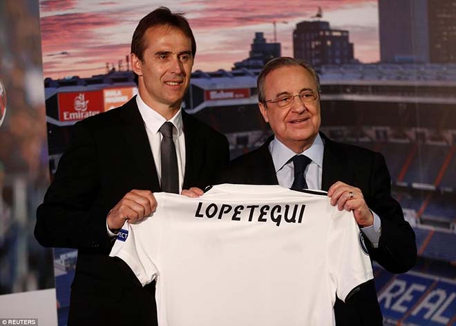HLV Lopetegui vừa nhậm chức tại Real Madrid