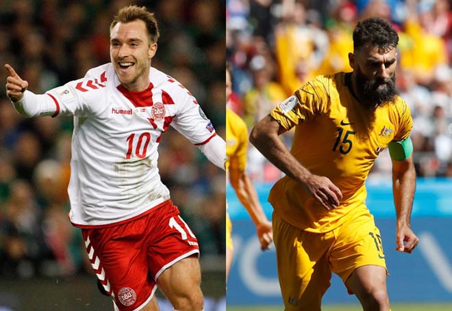 Đan Mạch - Australia: Trên vai Eriksen 72 triệu bảng, "Lính chì" quyết thắng (World Cup 2018) - 1