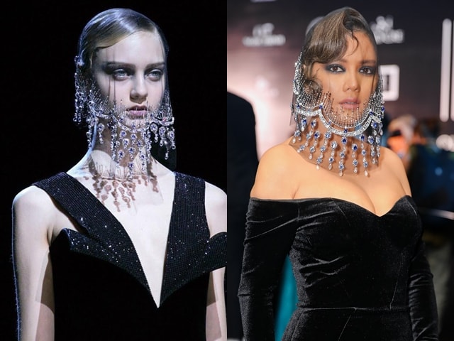 Chiếc mạng che mặt bí ẩn của Lý Nhã Kỳ có phải bản gốc?