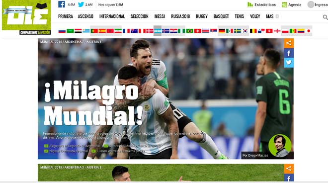 Argentina sống sót ở World Cup: Vỡ òa kỳ tích, báo quốc tế bảo vệ trọng tài Argentina sống sót ở World Cup: Vỡ òa kỳ tích, báo quốc tế bảo vệ trọng tài