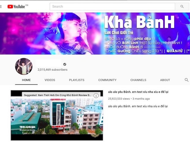 YouTube đã tắt quảng cáo kênh YouTube kiếm hơn 450 triệu/tháng của Khá &#34;bảnh&#34;?