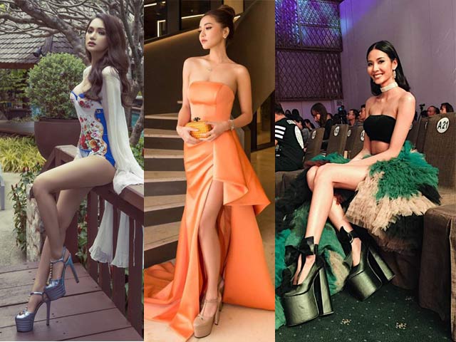 Những pha đi giày cáo gót nhìn muốn "rợn tóc gáy" của người đẹp Việt