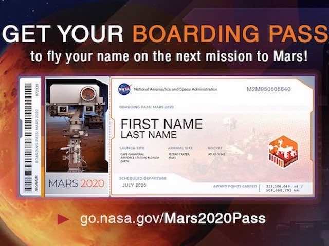 Nhanh tay đăng ký để trở thành 1 trong 1.000.000 cái tên xuất hiện trên Sao Hỏa Nhanh tay đăng ký để trở thành 1 trong 1.000.000 cái tên xuất hiện trên Sao Hỏa