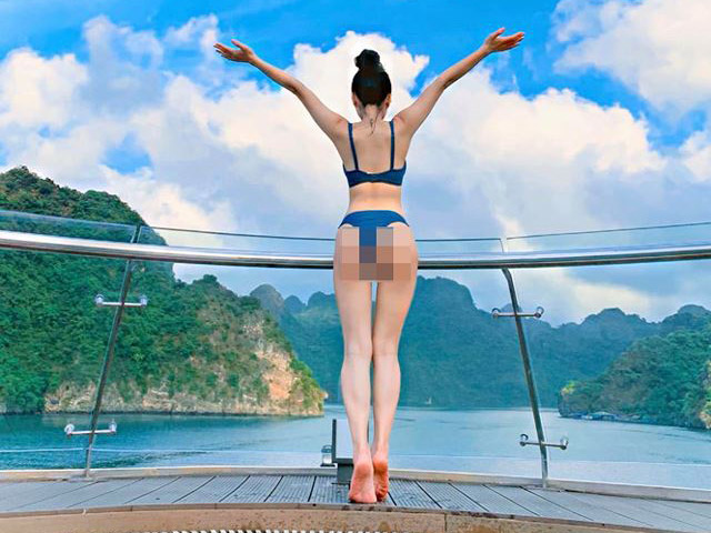 Ca nương Kiều Anh gây sốt với ảnh mặc bikini khoe vóc dáng nóng bỏng