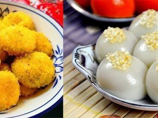 Biến tấu bánh trôi chiên, bánh trôi nhân dừa tươi cho Tết Hàn thực Biến tấu bánh trôi chiên, bánh trôi nhân dừa tươi cho Tết Hàn thực