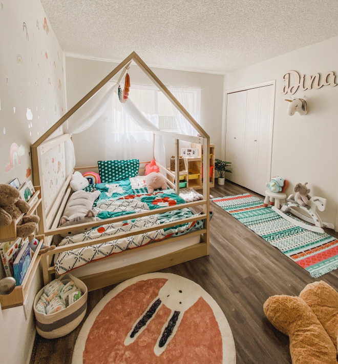 Mẹ trẻ 26 tuổi tự tay thiết kế phòng ngủ cho con gái khiến nhiều người mê mẩn - 1