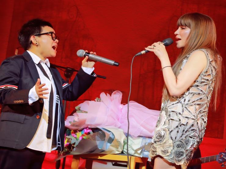 Thanh Hà trong đêm nhạc cùng Phương Uyên: “Nếu không có tình yêu, tôi không hát được đâu“